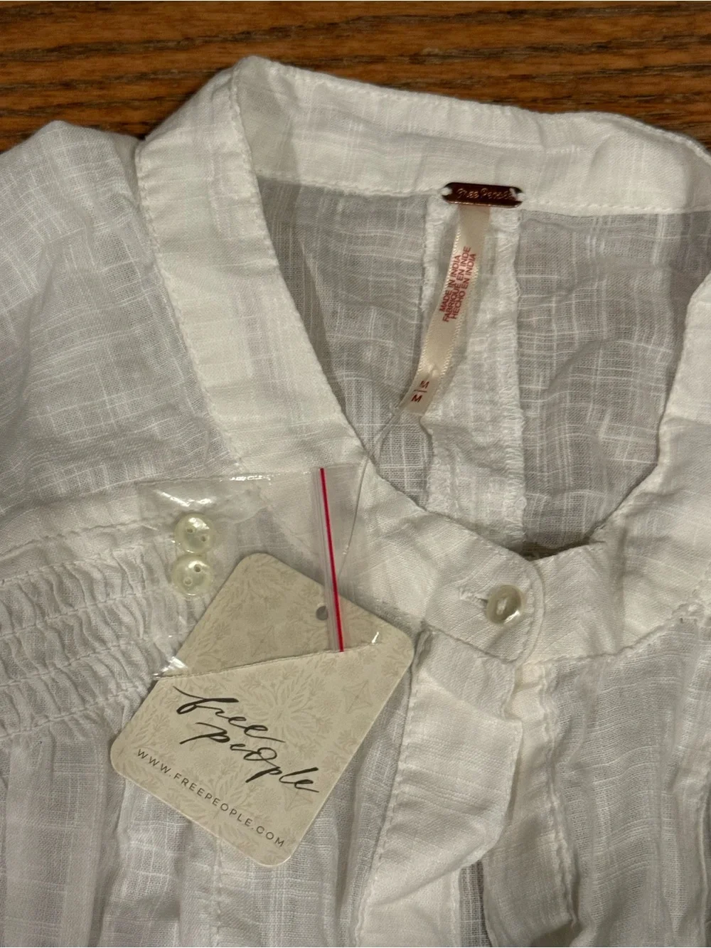 Free People lightweight white